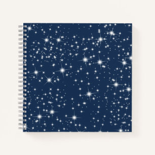 Carnet Twinkle Stars on Navy Blue