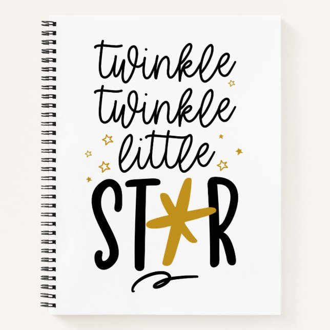 Carnet Twinkle Twinkle Little Star Doodle (Devant)