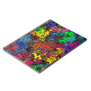 Carnet Twirlers colorés Abstraits / Spirale