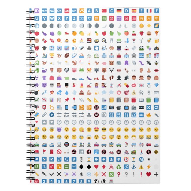 Carnet Twitter Emoji (Twemoji) (Devant)
