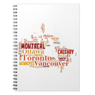 Carnet Type de mot "Canada"