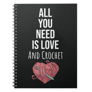 Carnet Typographie amusante de crochet