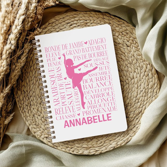 Carnet Typographie de Little Pink Ballerina (Créateur téléchargé)