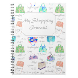 Carnet Typographie florale en pastel d'illustrations