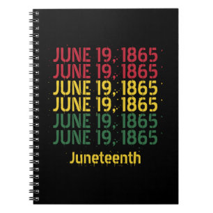 Carnet Typographie Histoire des Noirs 19 juin 1865 1865