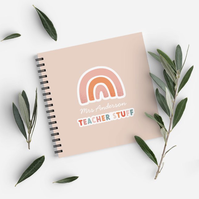 Carnet Typographie moderne colorée et audacieuse professe (Créateur téléchargé)