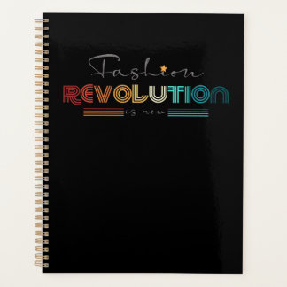 Carnet Typographique Rétro Fashion Revolution