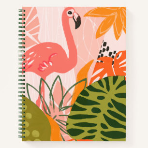 Carnet UA Flamant rose Jungle II