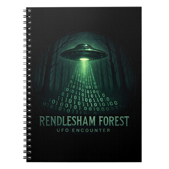 Carnet UFO de la forêt de Rendlesham (Devant)