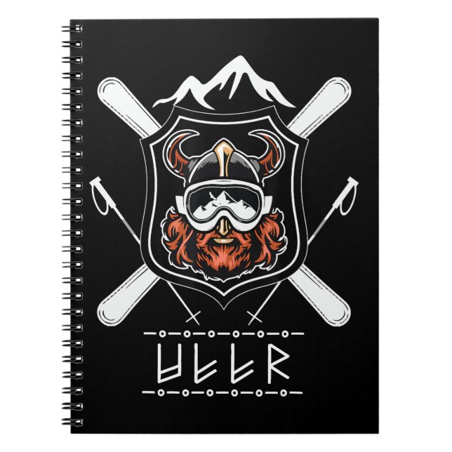 Carnet Ullr God Archery Norse Chasse Viking Cadeau Vintag (Devant)