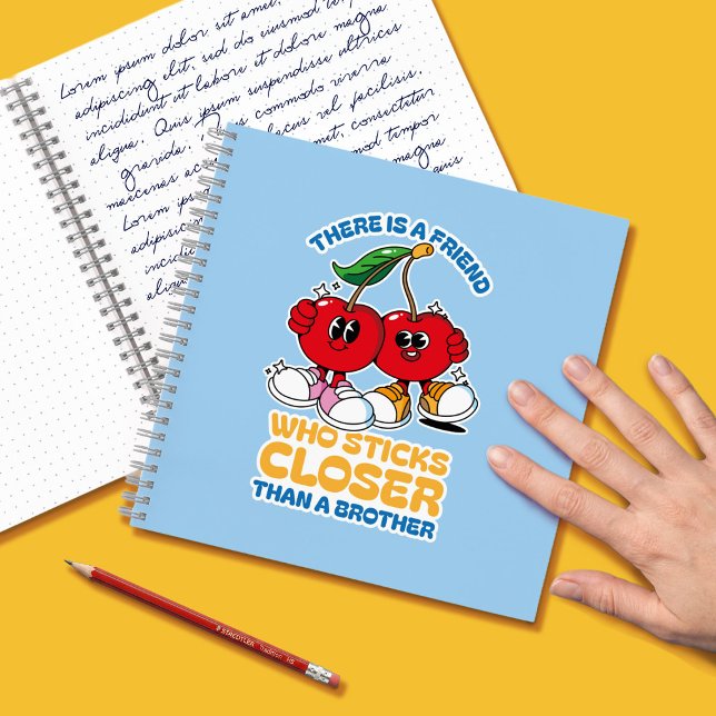 Carnet Un ami est plus proche qu'un frère (Créateur téléchargé)