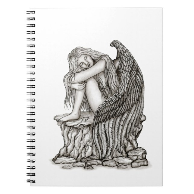 Carnet Un ange endormi sur la pierre (Devant)