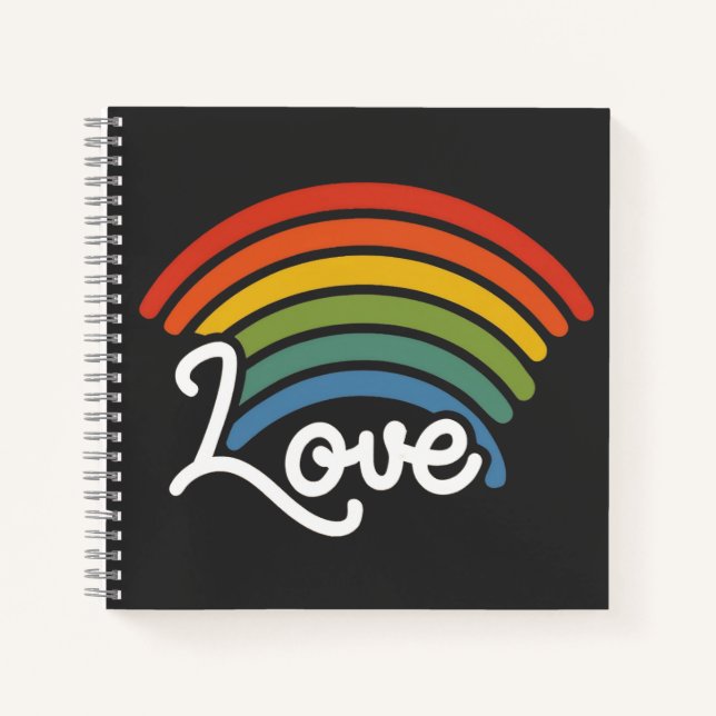 Carnet Un arc-en-ciel d'amour (Devant)