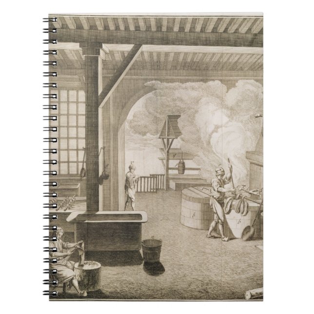 Carnet Un atelier tinctorial en soie, du 'DES (Devant)