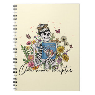 Carnet Un autre chapitre Squelette floral