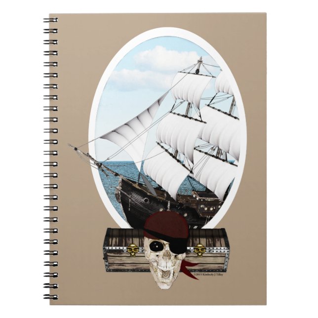 Carnet Un bateau pirate (Devant)