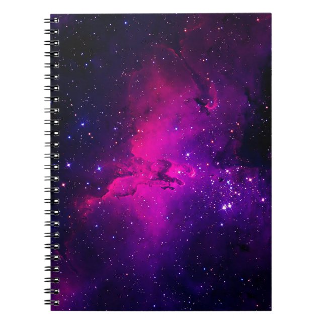 Carnet Un bel espace lumineux nebula. arrière - plan,  (Devant)