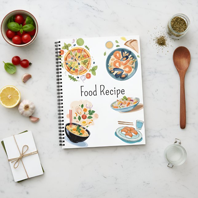 Carnet Un bel espace pour vos recettes de famille préféré (Créateur téléchargé)