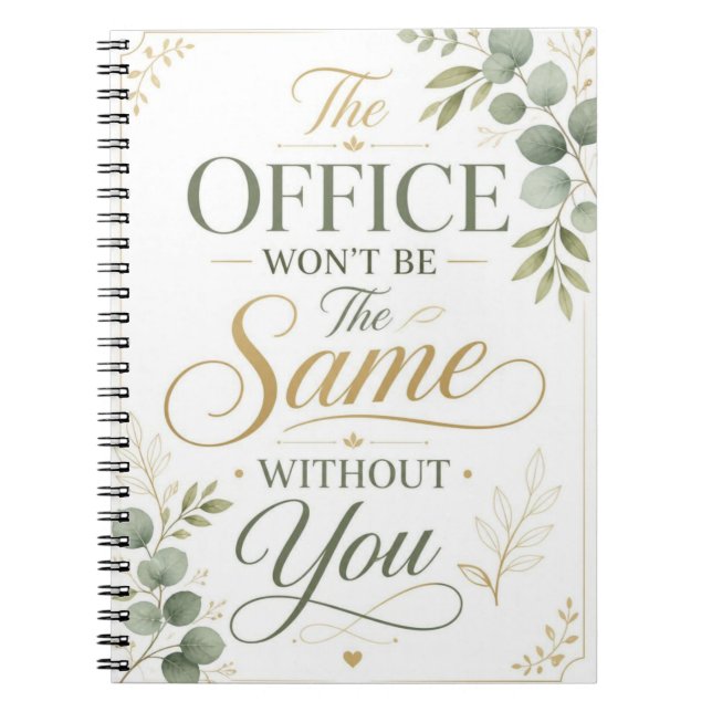 Carnet Un Bureau Personnalisé Ne Sera Plus Le Même (Devant)