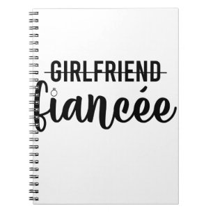 Carnet Un cadeau de la Fiancée Fiancée Fiancée