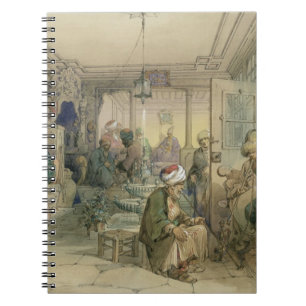 Carnet Un café, Constantinople, 1854 (stylo et encre et