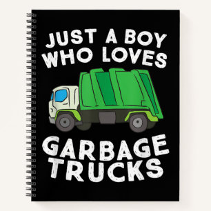 Carnet Un Camion-poubelle Juste Un Garçon Qui Aime Les Ca
