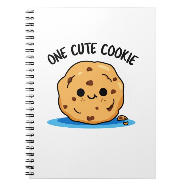 Carnet Un Cute Cookie Funky Food Pun (Devant)