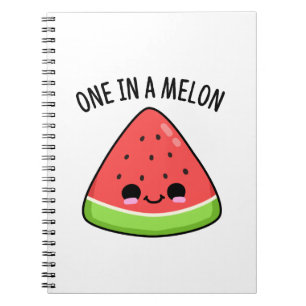 Carnet Un Dans Un Melon Amusant Pun De Pastèque