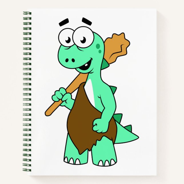 Carnet Un Dessin Tyrannosaurus Rex Caveman. (Devant)
