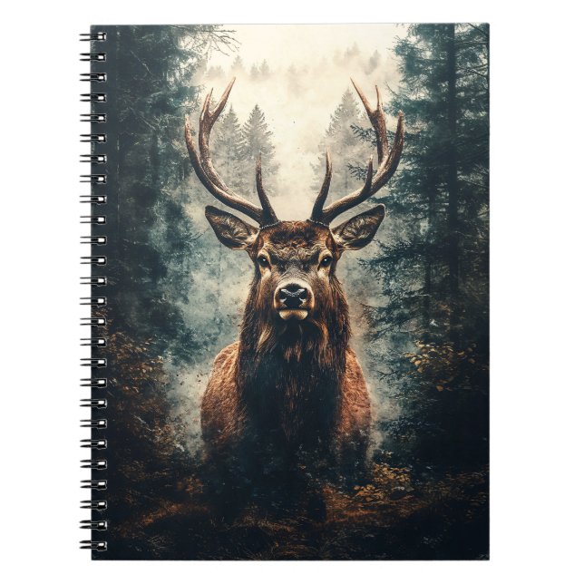 Carnet Un élan spectaculaire dans les bois (Devant)