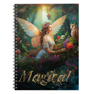 Carnet Un étang féerique magique Texte décoratif magique
