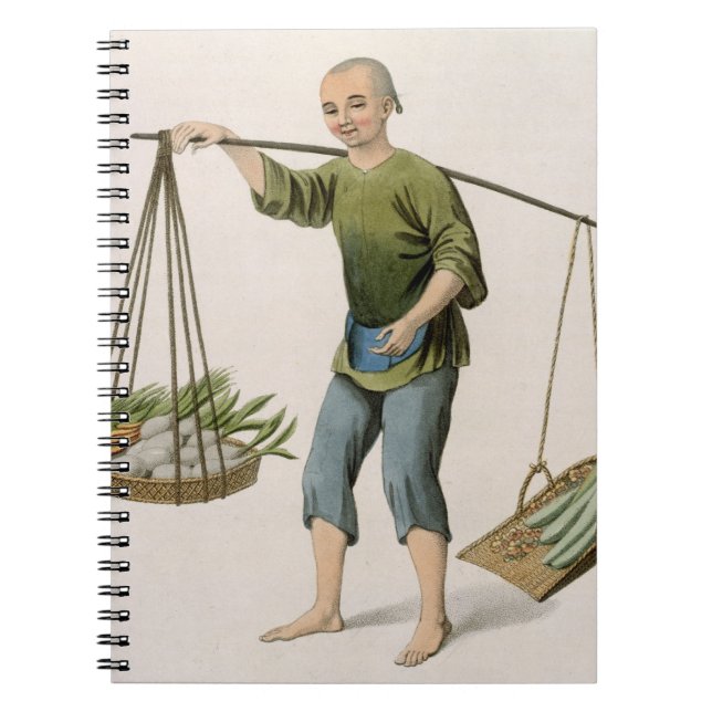 Carnet Un garçon avec des légumes, plaquent 54 'des (Devant)