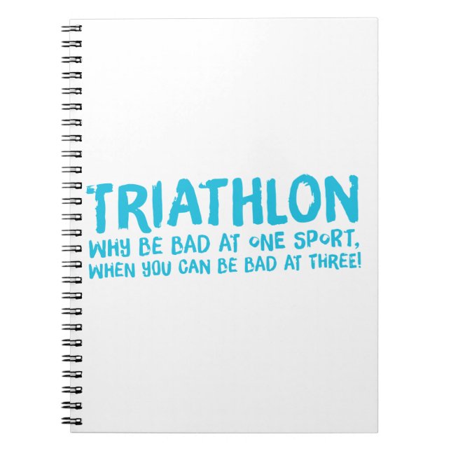 Carnet Un grand cadeau de Triathlon pour votre ami ou fam (Devant)