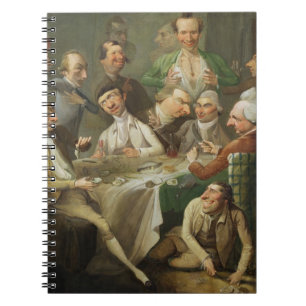 Carnet Un groupe de caricature, c.1776 (huile sur la