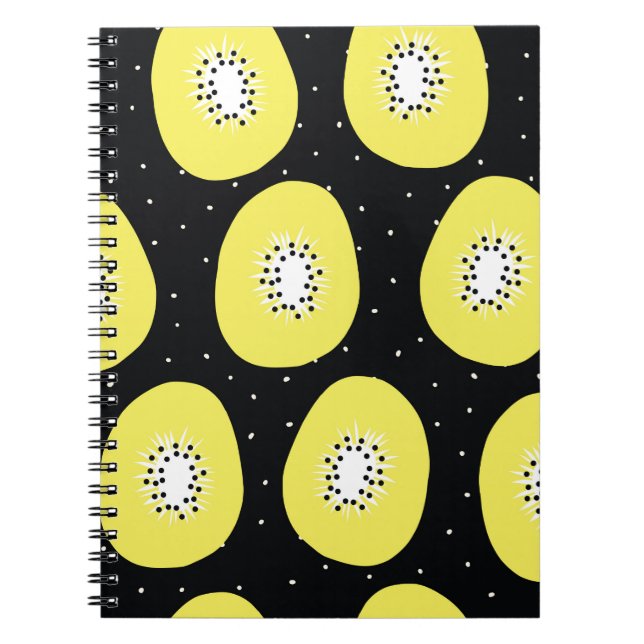 Carnet Un kiwi motif sans couture. Poignée (Devant)