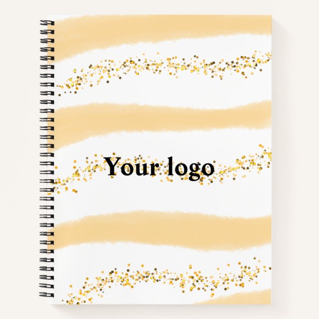 Carnet Un logo personnalisé simple et élégant ici compagn (Devant)