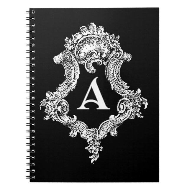 Carnet Un monogramme initial (Devant)