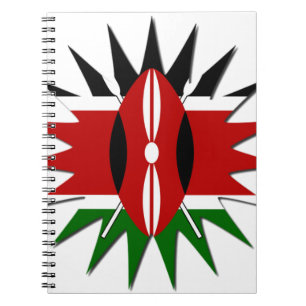 Carnet Un Motif kenyan dynamique : un art 18 étoiles