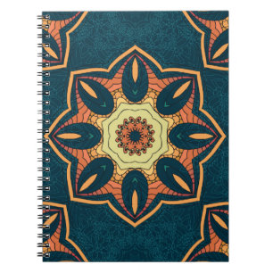 Carnet Un motif sans couture ethnique avec mandala. illus