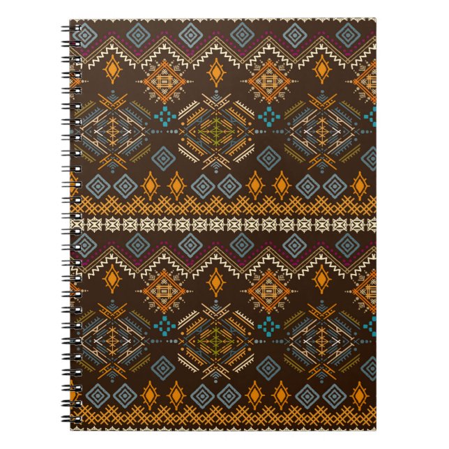 Carnet Un motif sans couture. L'ornement ethnique boho. T (Devant)