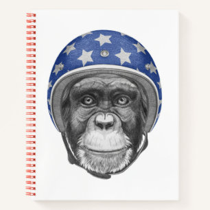 Carnet Un motocycliste Chimpanzé