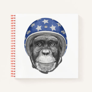 Carnet Un motocycliste Chimpanzé