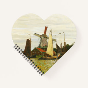 Carnet Un moulin à vent à Zaandam Claude Monet