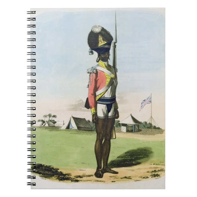 Carnet Un Naigue du bataillon de Bombay, plaquent 28 de (Devant)