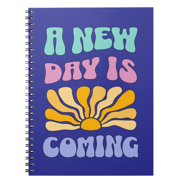 Carnet Un nouveau jour arrive (Devant)