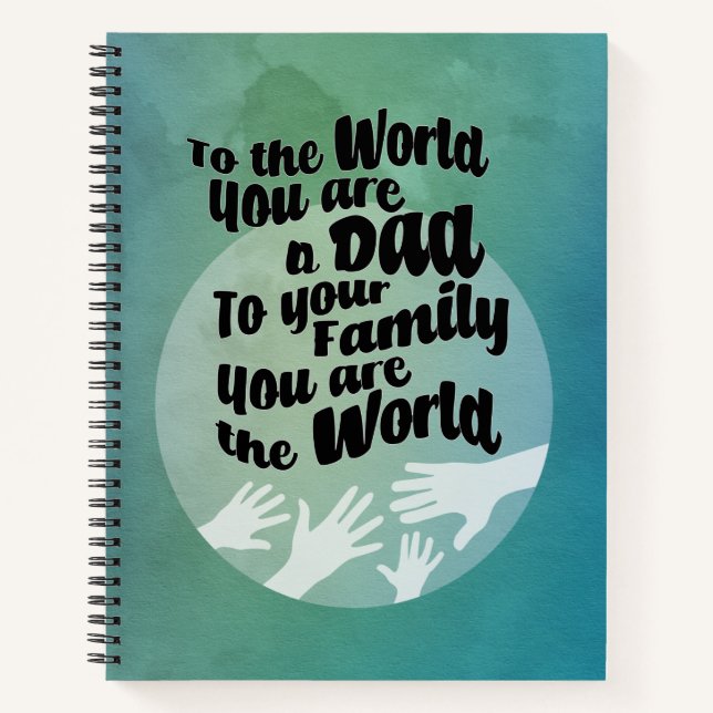 Carnet Un papa aimant (Devant)