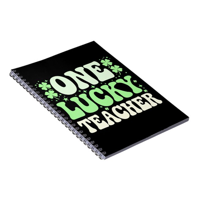 Carnet Un professeur chanceux professeur rétro groovy St- (Côté Droit)