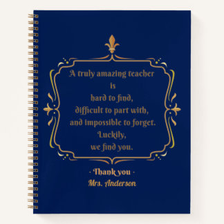 Carnet Un professeur vraiment incroyable est difficile à