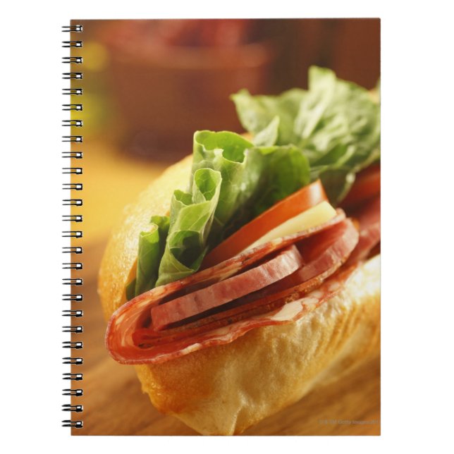 Carnet Un sandwich italien avec (Devant)