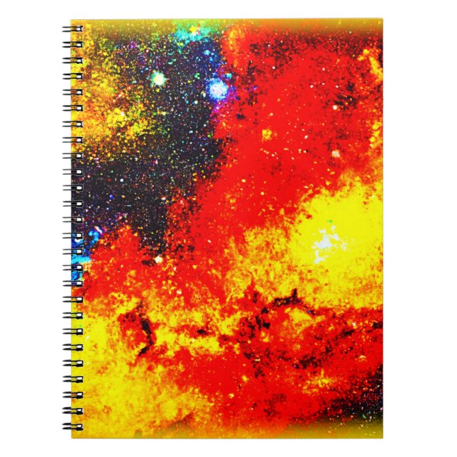 Carnet Un univers de couleurs vives. Commandez dès mainte (Devant)